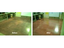 A before and after image of Deep Cleaning from Prime Facility Services